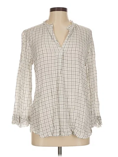 Ann Taylor Loft 3/4 Sleeve Blouse In Multi