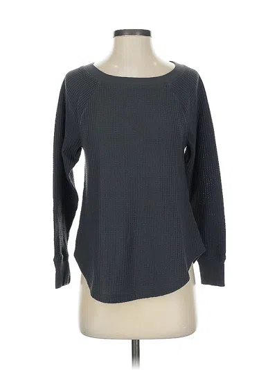 Pre-owned Ann Taylor Loft 3/4 Sleeve T-shirt In Gray