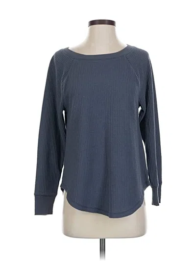 Pre-owned Ann Taylor Loft 3/4 Sleeve T-shirt In Gray