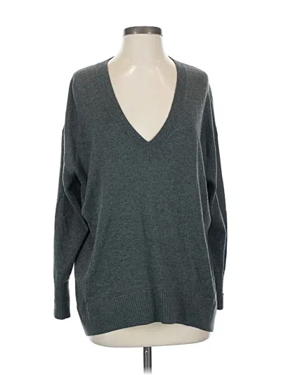 Pre-owned Ann Taylor Loft 3/4 Sleeve T-shirt In Gray