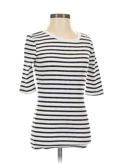 Ann Taylor Loft 3/4 Sleeve T-shirt In Multi