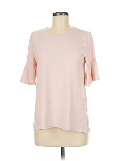 Pre-owned Ann Taylor Loft 3/4 Sleeve T-shirt In Pink