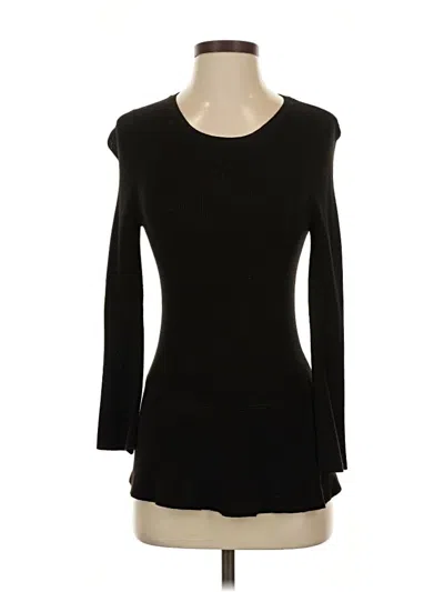 Pre-owned Ann Taylor Loft 3/4 Sleeve T-shirt In Black