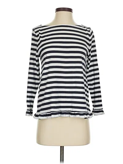 Pre-owned Ann Taylor Loft 3/4 Sleeve T-shirt In Black
