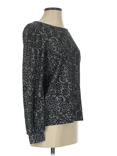 Pre-owned Ann Taylor Loft 3/4 Sleeve T-shirt In Black