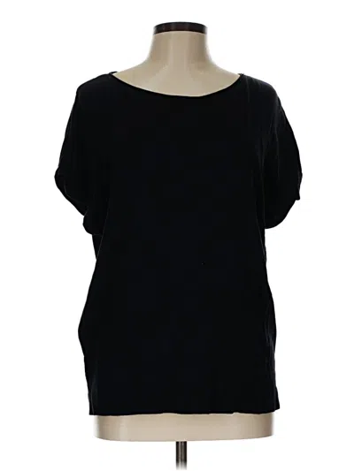 Pre-owned Ann Taylor Loft 3/4 Sleeve T-shirt In Black