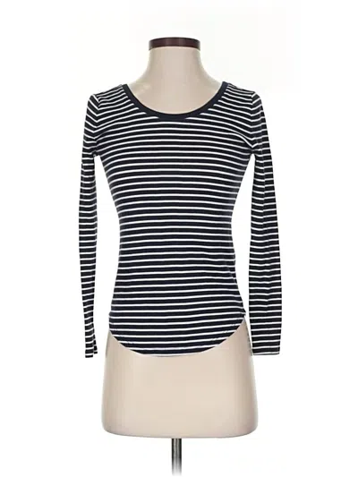Pre-owned Ann Taylor Loft 3/4 Sleeve T-shirt In Blue