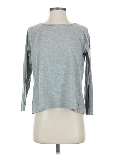 Pre-owned Ann Taylor Loft 3/4 Sleeve T-shirt In Gray