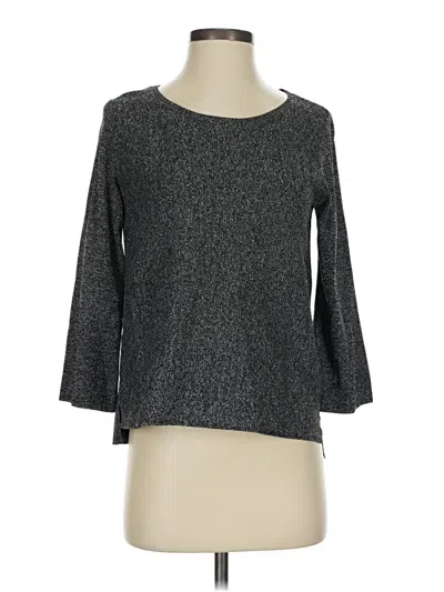 Pre-owned Ann Taylor Loft 3/4 Sleeve T-shirt In Gray