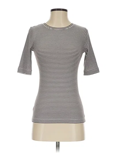 Ann Taylor Loft 3/4 Sleeve T-shirt In Gray