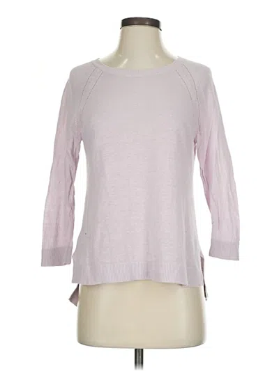 Pre-owned Ann Taylor Loft 3/4 Sleeve T-shirt In Pink