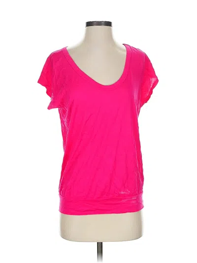 Pre-owned Ann Taylor Loft Active T-shirt In Pink