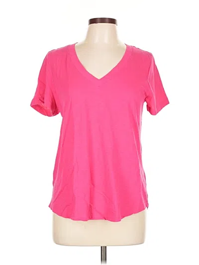 Pre-owned Ann Taylor Loft Active T-shirt In Pink