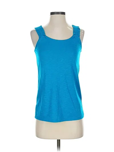 Pre-owned Ann Taylor Loft Active Tank Top In Blue