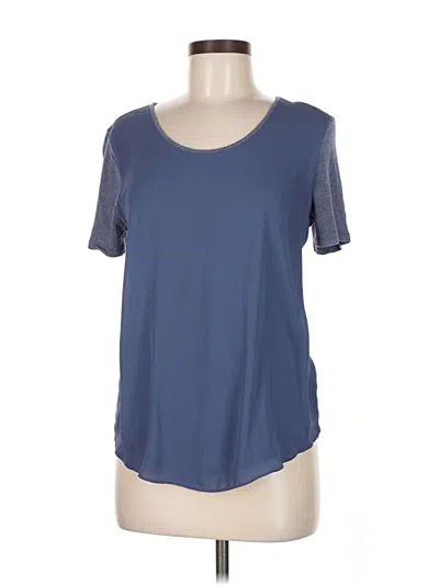 Pre-owned Ann Taylor Loft Active T-shirt In Blue