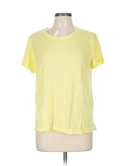 Pre-owned Ann Taylor Loft Active T-shirt In Yellow