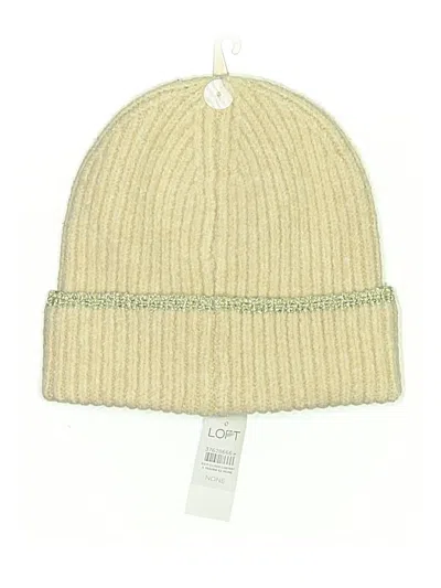 Ann Taylor Loft Beanie Hat In Ivory