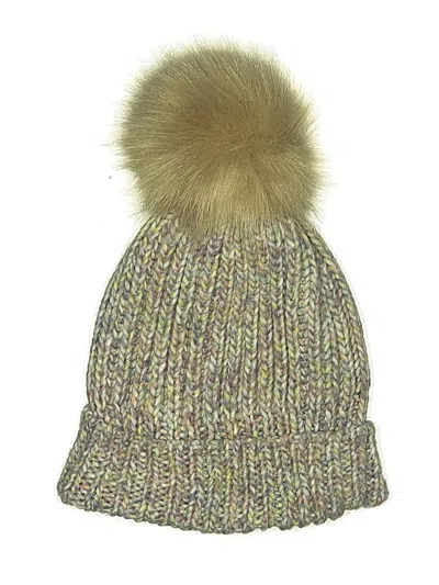 Pre-owned Ann Taylor Loft Beanie Hat In Purple