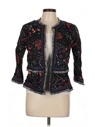 Pre-owned Ann Taylor Loft Blazer Jacket In Black