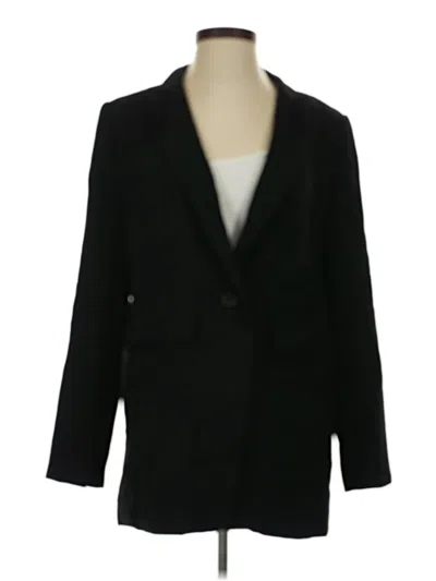 Pre-owned Ann Taylor Loft Blazer Jacket In Black