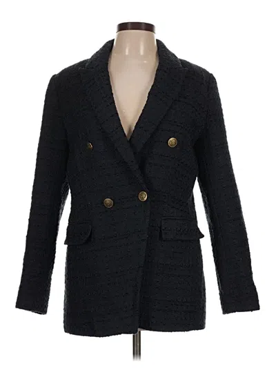 Pre-owned Ann Taylor Loft Blazer Jacket In Black