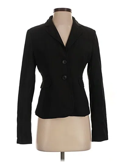 Pre-owned Ann Taylor Loft Blazer Jacket In Black