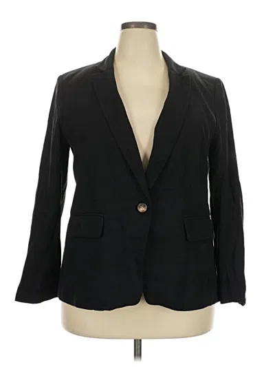 Pre-owned Ann Taylor Loft Blazer Jacket In Black