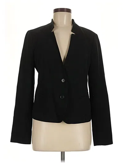 Pre-owned Ann Taylor Loft Blazer Jacket In Black