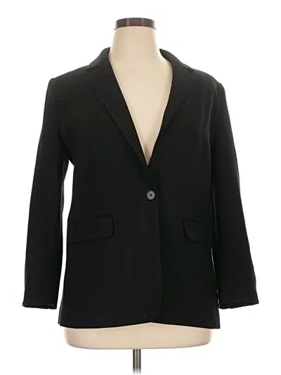 Pre-owned Ann Taylor Loft Blazer Jacket In Black