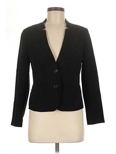 Pre-owned Ann Taylor Loft Blazer Jacket In Black