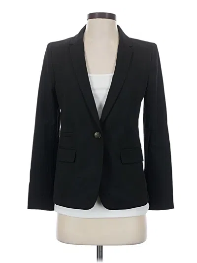 Pre-owned Ann Taylor Loft Blazer Jacket In Black