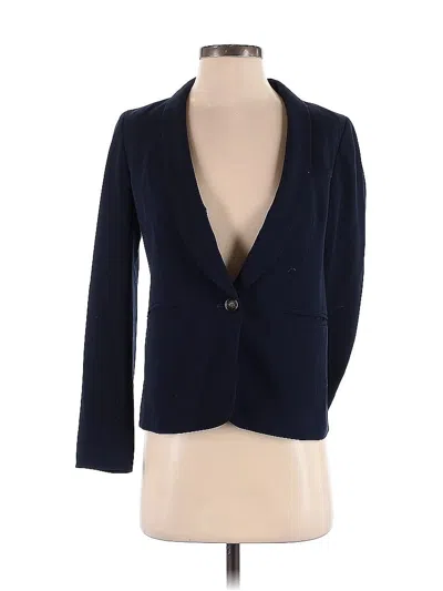 Pre-owned Ann Taylor Loft Blazer Jacket In Blue