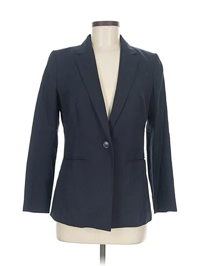 Pre-owned Ann Taylor Loft Blazer Jacket In Blue