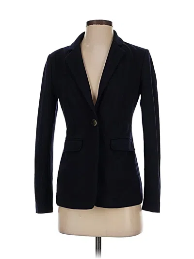Pre-owned Ann Taylor Loft Blazer Jacket In Blue