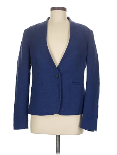 Pre-owned Ann Taylor Loft Blazer Jacket In Blue