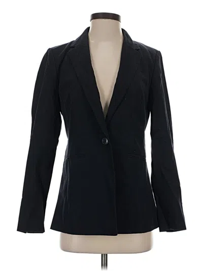 Pre-owned Ann Taylor Loft Blazer Jacket In Blue