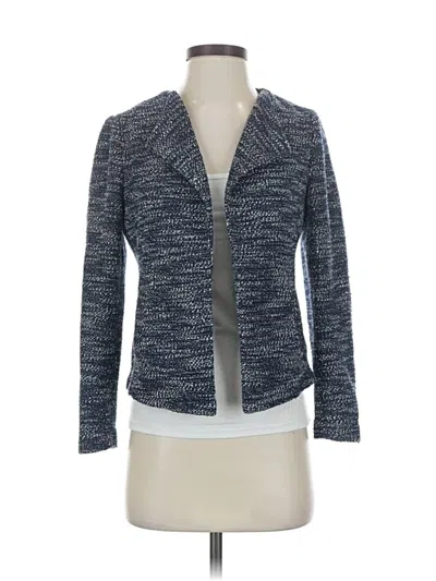 Pre-owned Ann Taylor Loft Blazer Jacket In Blue