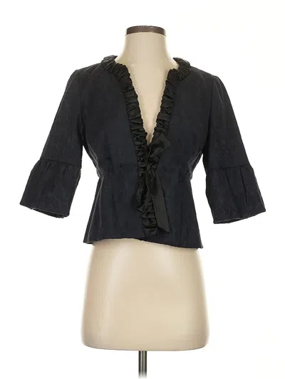 Pre-owned Ann Taylor Loft Blazer Jacket In Blue