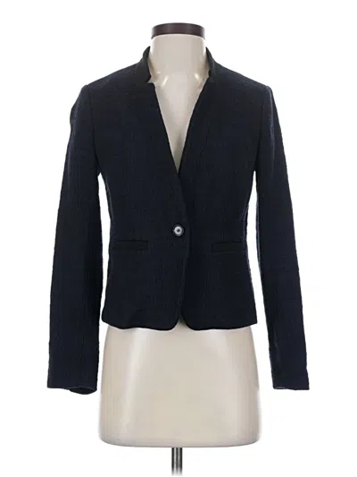 Pre-owned Ann Taylor Loft Blazer Jacket In Blue