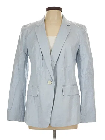 Pre-owned Ann Taylor Loft Blazer Jacket In Blue