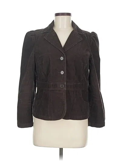 Pre-owned Ann Taylor Loft Blazer Jacket In Brown