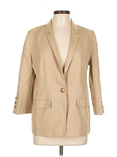 Pre-owned Ann Taylor Loft Blazer Jacket In Brown
