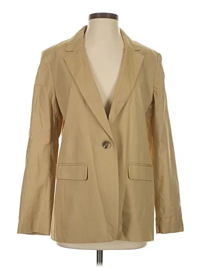 Pre-owned Ann Taylor Loft Blazer Jacket In Brown