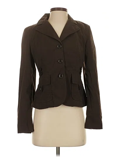 Pre-owned Ann Taylor Loft Blazer Jacket In Brown