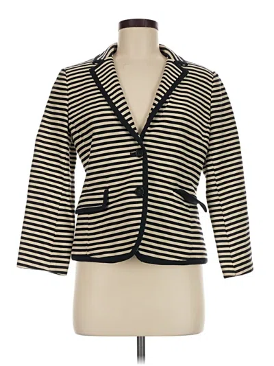 Pre-owned Ann Taylor Loft Blazer Jacket In Gold