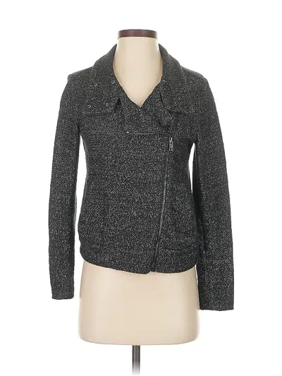 Pre-owned Ann Taylor Loft Blazer Jacket In Gray