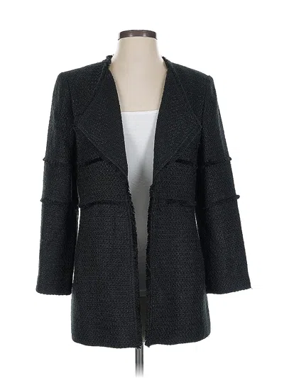 Pre-owned Ann Taylor Loft Blazer Jacket In Gray