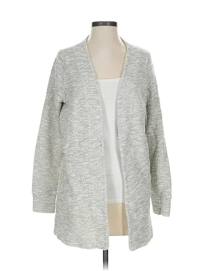 Pre-owned Ann Taylor Loft Blazer Jacket In Gray