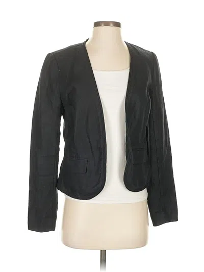 Pre-owned Ann Taylor Loft Blazer Jacket In Gray