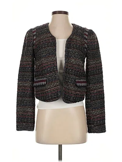 Pre-owned Ann Taylor Loft Blazer Jacket In Gray